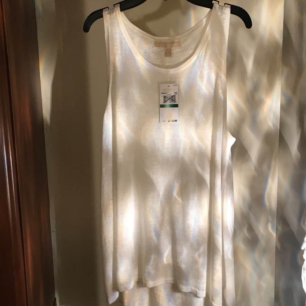 Michael Kors cream tank top